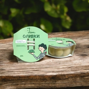 Оливки JEAN фаршированные сливочным сыром (Le Fort Food)