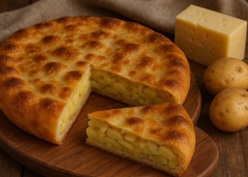Шикарный пирог с сыром и картофелем